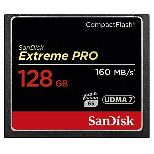 SanDisk Extreme PRO コンパクトフラッシュ 128GB 160MB/s 1067倍速 SDCFXPS-128G-X46(12649円)