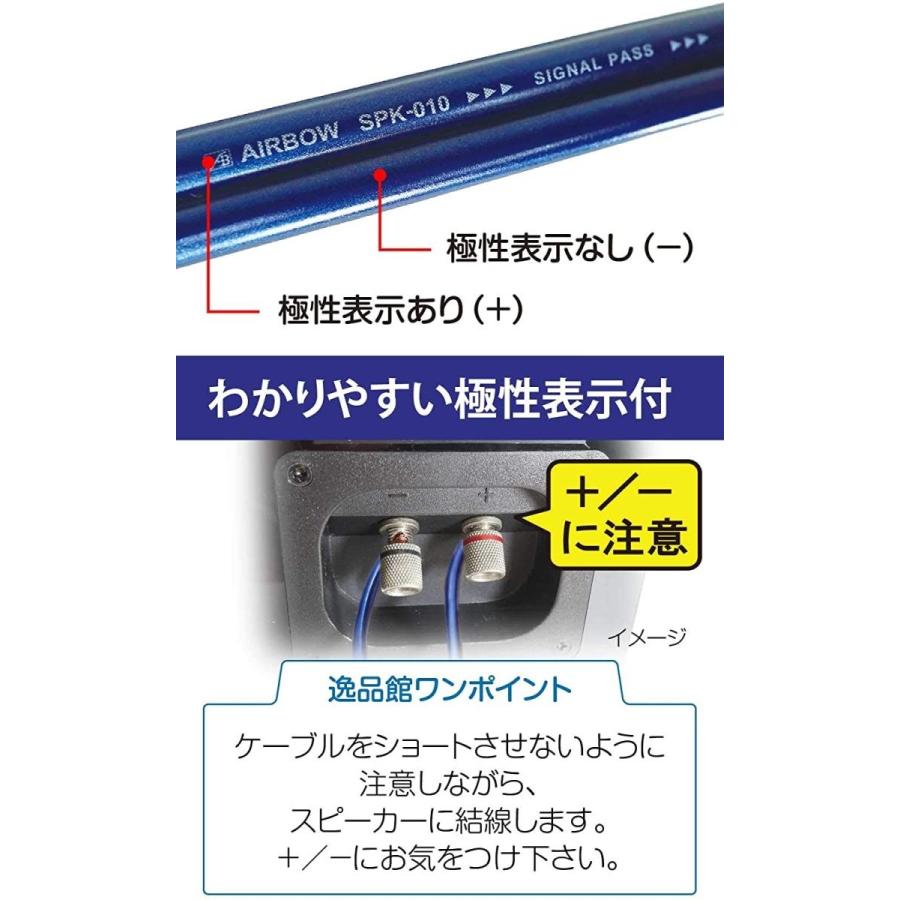 全品送料無料 Airbow エイジング済みスピーカーケーブル 両端カット済み メタリックブルー Spk 010 3 0mペア Evidenthree 通販 Yahoo ショッピング 人気特価激安 Menumaui Com