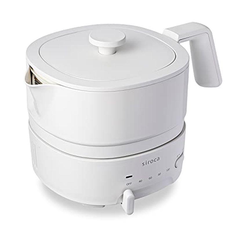 シロカ おりょうりケトル ちょいなべ リニューアルモデル/湯切り機能付 ...