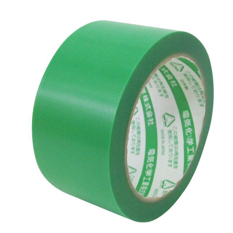 デンカ　養生職人　緑　幅50mm×長25m　#650　マスキングテープ　(30巻入り)