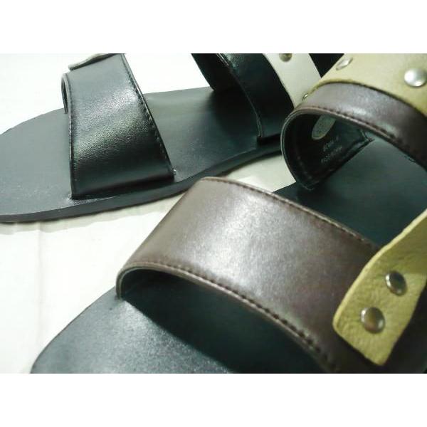 【送料無料】本革使用☆男のサンダル |  | 02