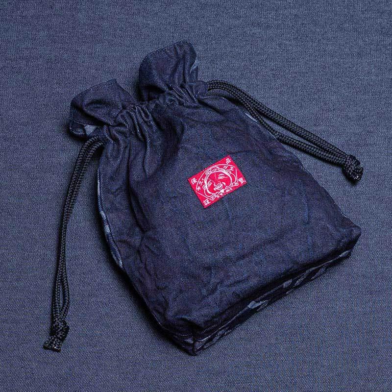全商品オープニング価格特別価格 Rapa Drawstring Bag Kamome デニムポーチ デニム巾着 巾着 Evisuジーンズ 格安即決 Www Muslimaidusa Org