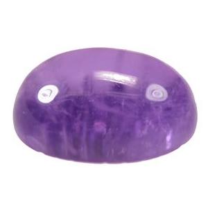 珍品♪疑似キャッツアイ☆天然アメジスト（紫水晶） カボッション
