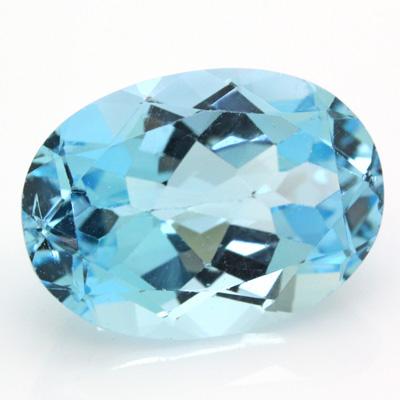 高品質　ブルートパーズ　裸石　ルース　ブラジル産　15ct ブラジル産 天然ブルートパーズ 7.48ct ルース 宝石 裸石 11月誕生石