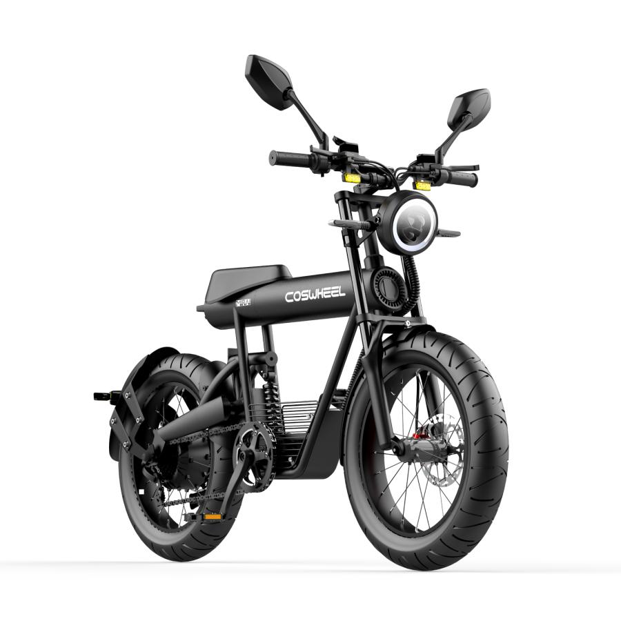 2025 NEW MIRAI S 電動バイク│500W│COSWHEEL （公道走行可能 / 原付