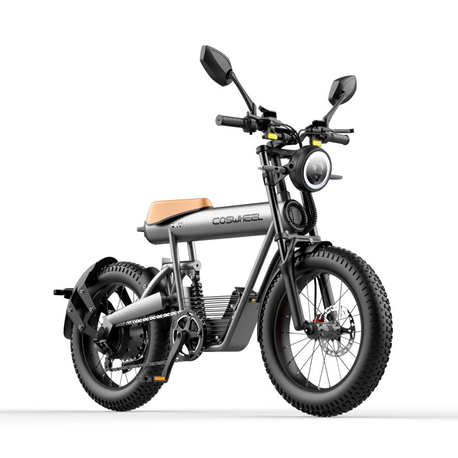 2025 NEW MIRAI S 電動バイク│500W│COSWHEEL （公道走行可能 / 原付