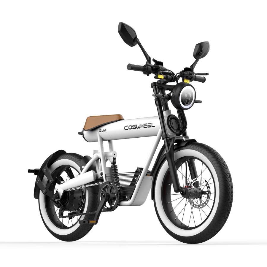 2025 NEW MIRAI S 電動バイク│500W│COSWHEEL （公道走行可能 / 原付 