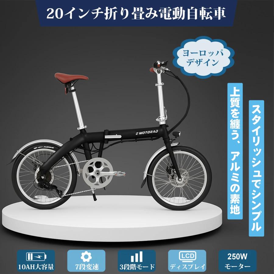 EMOTORAD LITE 折りたたみ電動アシスト自転車（型式認定あり） : ev