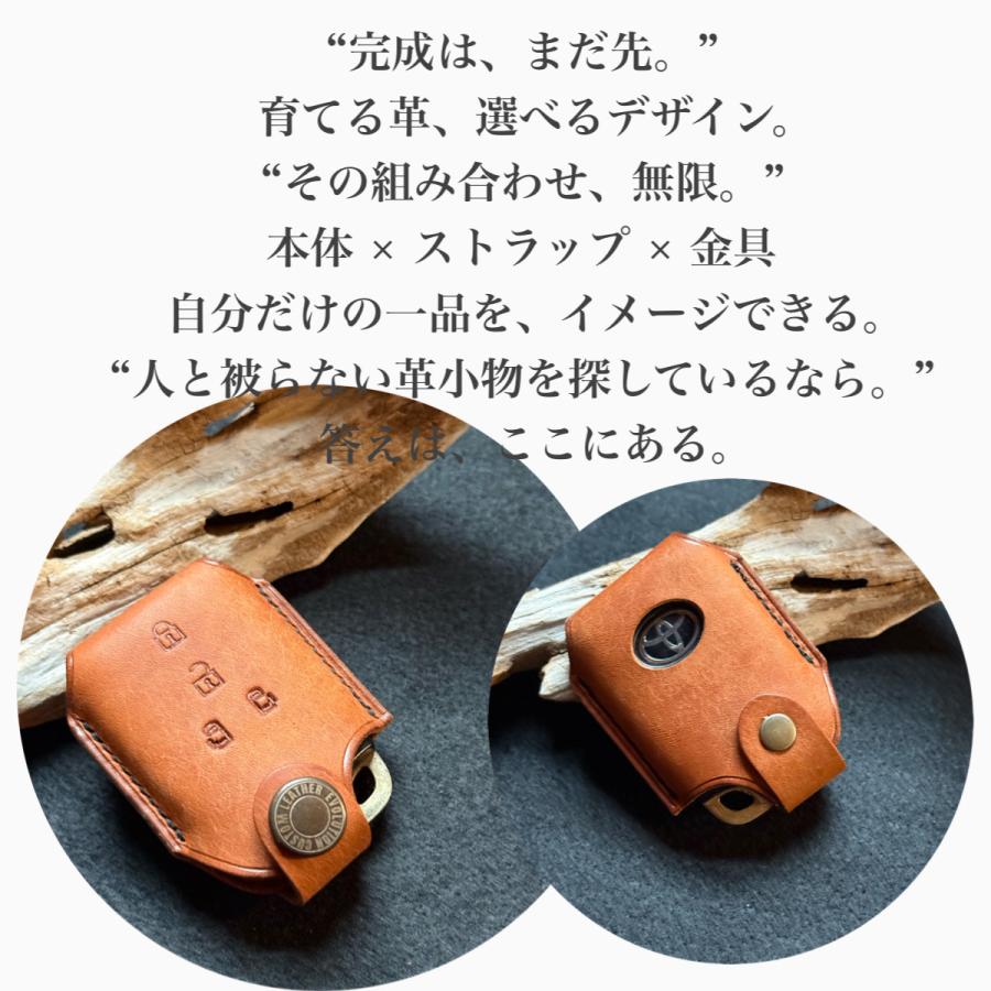 トヨタ自動車 ハイエース２００系 ハイエース４型  5型  6型  7型 ポルテ  スマートキーケース   スマートキーカバー 本革 | ハイエース | 03