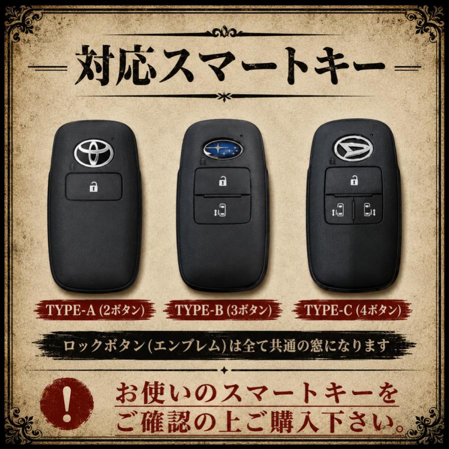 トヨタ ライズ ルーミー ダイハツ ロッキー タフト タント ムーブキャンバス アトレー ハイゼットカーゴ スバル ジャスティ シフォン スマートキーケース | トヨタ | 04