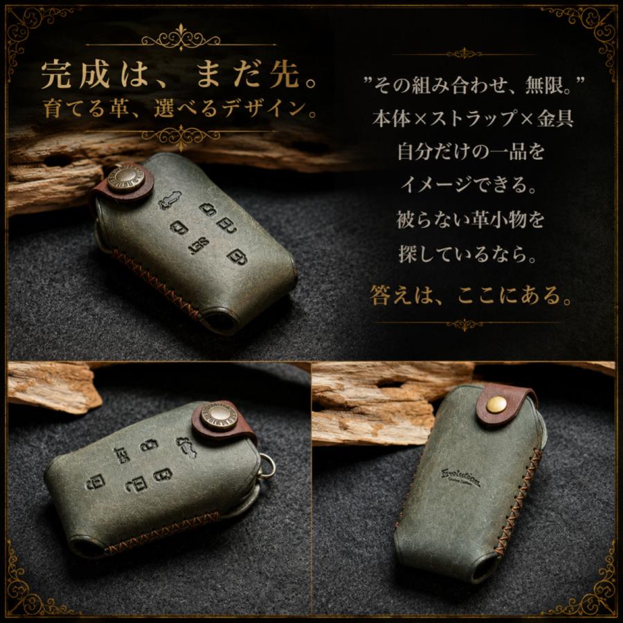 アルファード30系後期 ヴェルファイア30後期  スマートキーカバー スマートキーケース セミオーダー イタリアンレザー ギフトに | トヨタ | 01