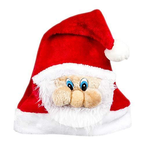 Iriwa サンタ帽子 サンタクロース コスプレ帽子 大人 子供用 ふわふわ 可愛い サンタ顔付き 大きめサイズ クリス Hok イーヴォルブセラー 通販 Yahoo ショッピング