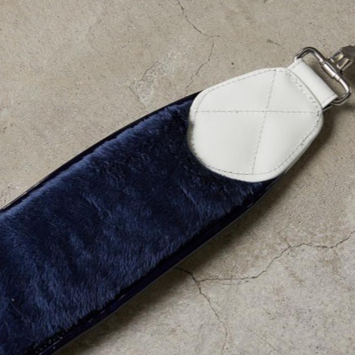 ヴァリアント キャディバッグ メンズ 2023 スカル コレクション ホワイト×ネイビー エナメル 数量限定 [VA-018] ヴァリアント キャディバッグ メンズ スカル エナメル 数量限定