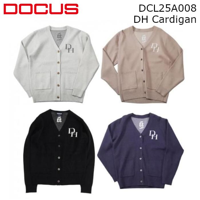 ゴルフウェア ドゥーカス DH カーディガン グレー/ネイビー/ベージュ/ブラック 2025年 秋冬新作 レディース | DOCUS