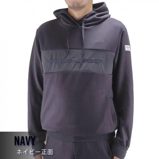 ゴルフウェア ドゥーカス パーカー チャコール/ネイビー 2025年 秋冬新作 メンズ レディース ユニセックス | DOCUS | 04