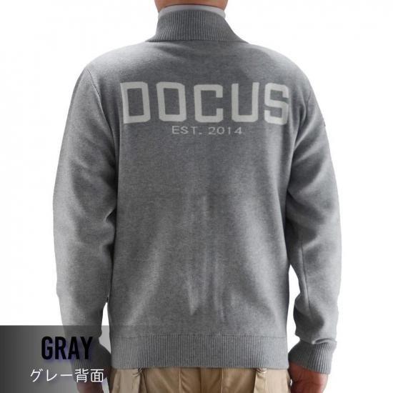 DOCUS（ドゥーカス） ゴルフウェア ジップアップウォームセーター