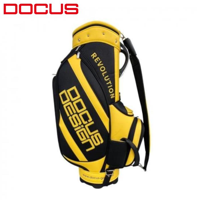 DOCUS（ドゥーカス） キャディバッグ ブラックイエロー DCC770 TOUR