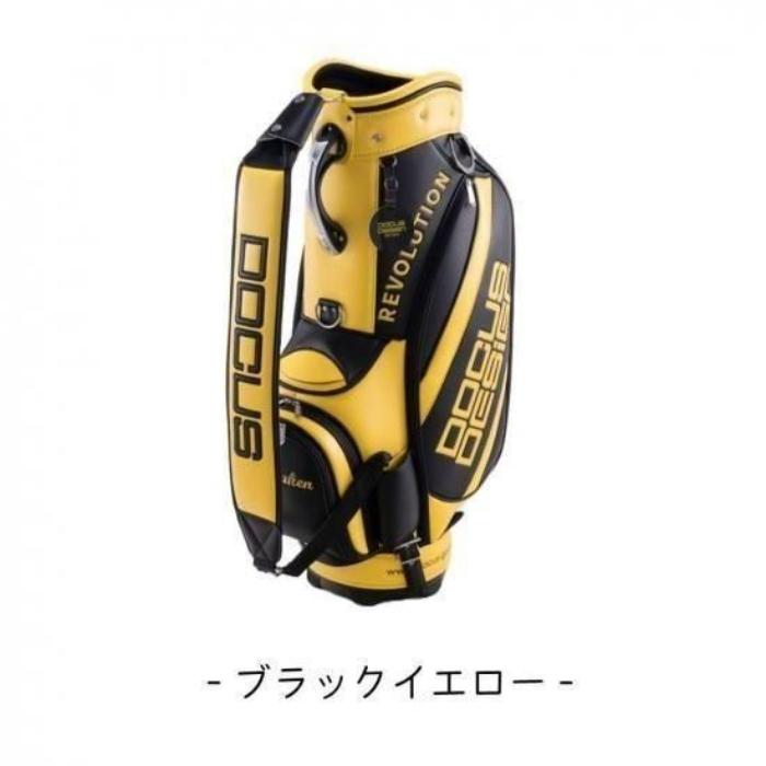 DOCUS（ドゥーカス） キャディバッグ ブラックイエロー DCC770 TOUR