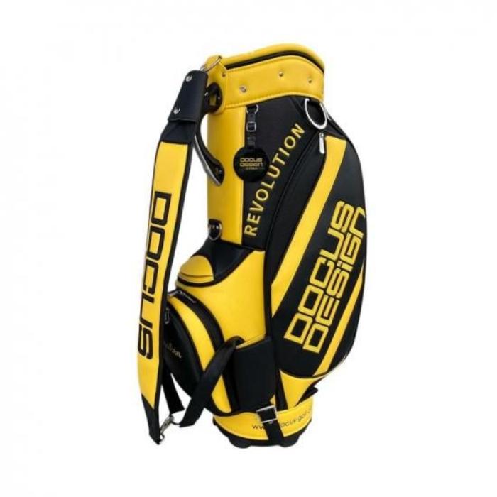 DOCUS（ドゥーカス） キャディバッグ ブラックイエロー DCC770 TOUR