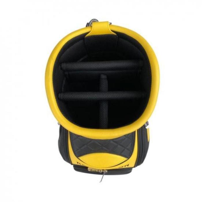 DOCUS（ドゥーカス） キャディバッグ ブラックイエロー DCC770 TOUR