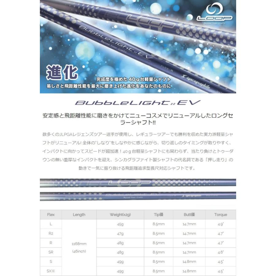 ドゥーカス ドライバー インフィニティ | シンカグラファイト ループ バブルライト EV カスタムクラブ オーダーメイド | DOCUS | 05
