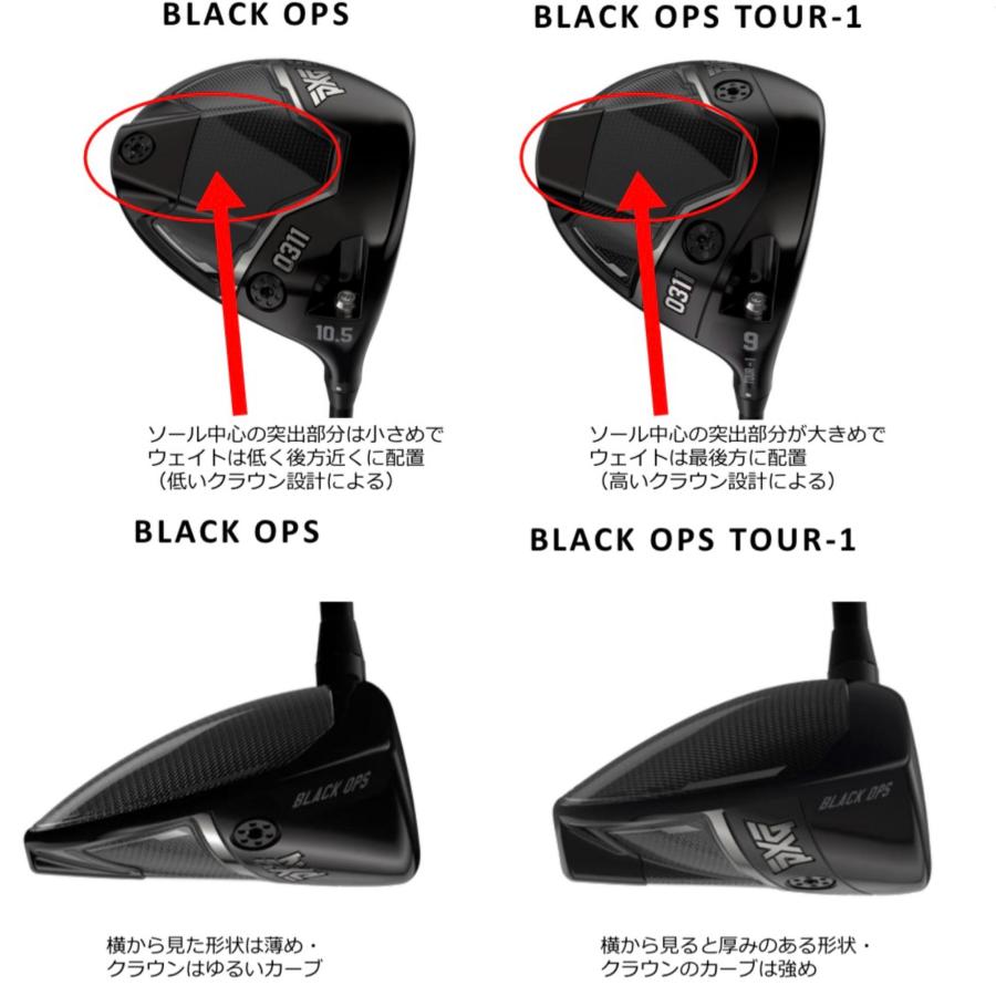 PXG ドライバー ブラックオプス | 三菱ケミカル ディアマナRB オーダー