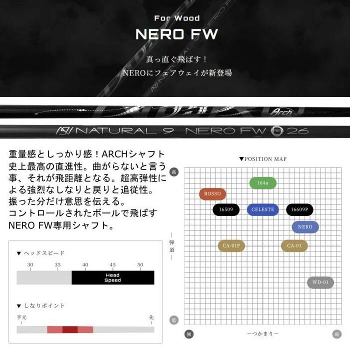 ドゥーカス フェアウェイウッド レボリューション | アーチ ネロ FW シャフト オーダーメイド カスタムクラブの画像