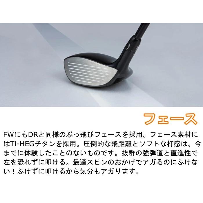 ジニコ フェアウェイウッド | シンカグラファイト ネオ・ループ FWシックス TS オーダーメイド カスタムクラブ PRGR(プロギア) NEW EGG アイアン 19EGG 4I(#7-P)M40CB SR カーボン メンズ GRL03-7P 右 7-P