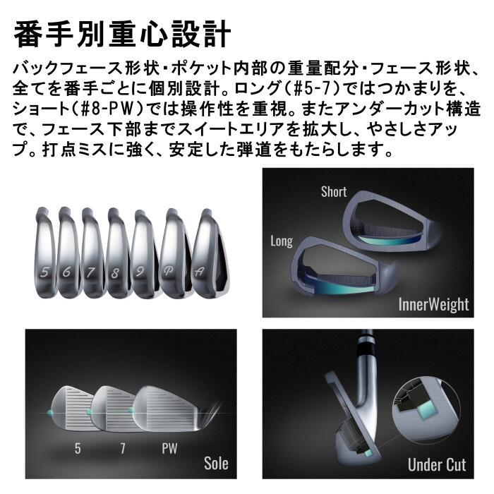GINNICO [新MCI] ジニコ アイアンセット PC | フジクラ MCI 日本仕様 