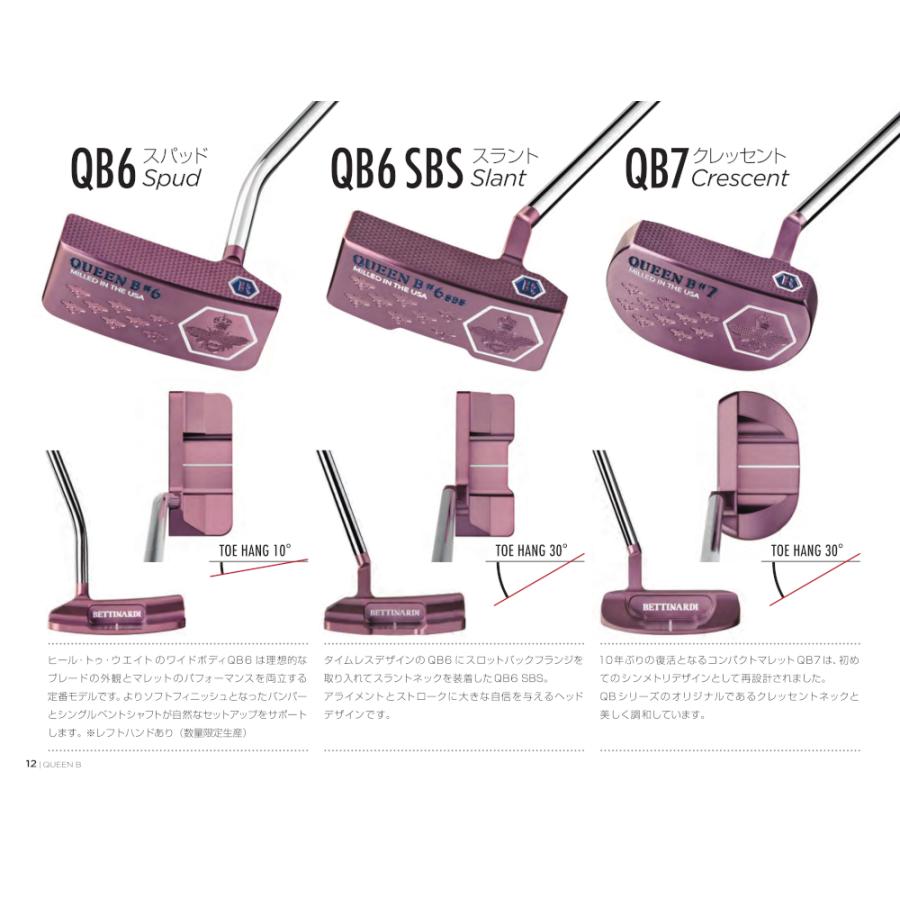 BETTINARDI（ベティナルディ） パター QB7 クレッセント ヘッドカバー