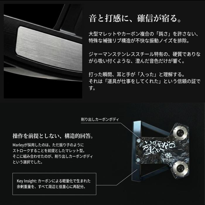 グランディスタ パター マーリー | 島田ゴルフ JSP パターシャフト