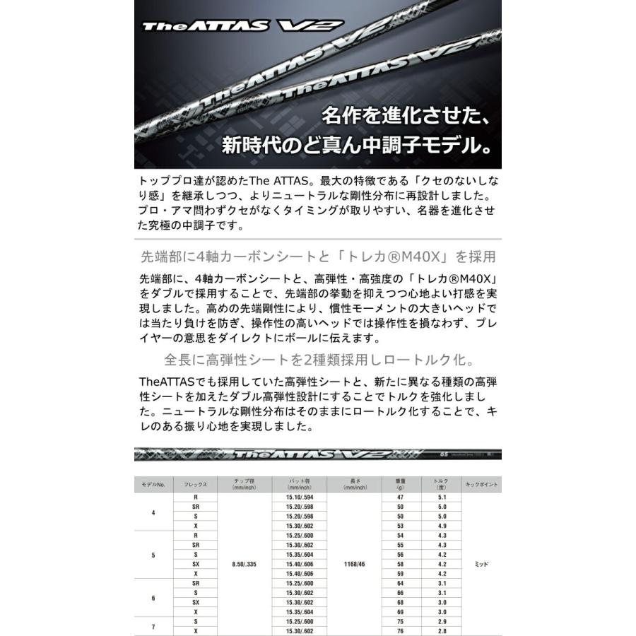 タイトリスト ドライバー 対応 スリーブ付 ジ アッタス V2 USTマミヤ