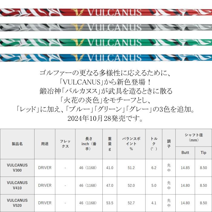 日本シャフト バルカヌス テーラーメイド 対応 スリーブ付 正規販売店