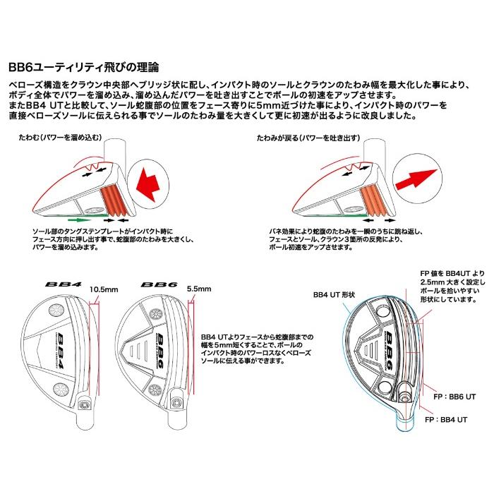 プログレス BB6 ユーティリティ | グラファイトデザイン ツアーAD DI HB | ヘッドカバー付き オーダーメイド カスタムクラブ