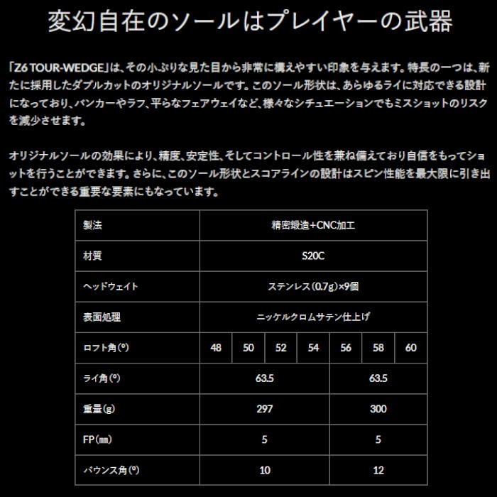 アクシスゴルフ Z6 ウェッジ | トゥルーテンパー ダイナミックゴールド ツアーイシュー オニキス PCB オーダーメイド カスタムクラブの画像
