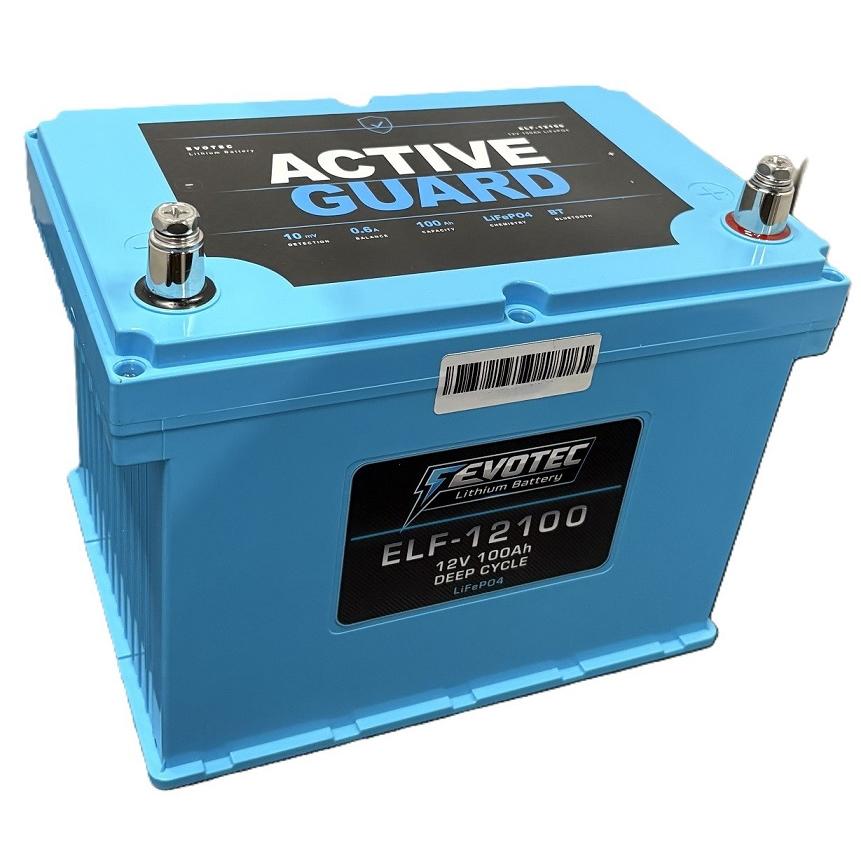 12V 100Ah LiFePO4リチウムバッテリー ELF-12100 ブルートゥース 防水