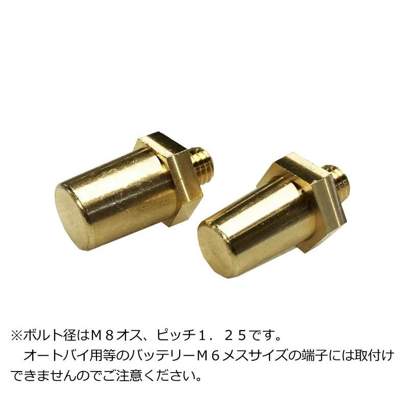 バッテリー端子 M8メス端子に接続用JIS端子（B端子・細端子）EVOTEC
