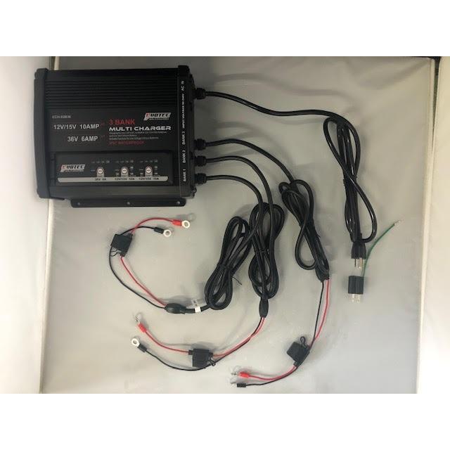 魚探専用リチウム 100Ah 3バンク充電器セット SE-151000 マルチ 魚探専用リチウム 100Ah 3バンク充電器セット SE-151000 マルチ
