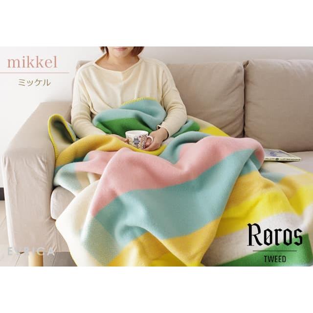 ROROS TWEED ブランケット ミッケル パステル (ロロスツイード