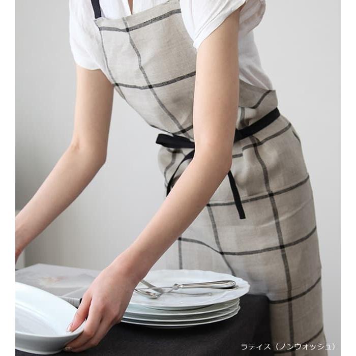 Lino e Lina エプロン・マノン オリーブグリーン A531 (リーノ