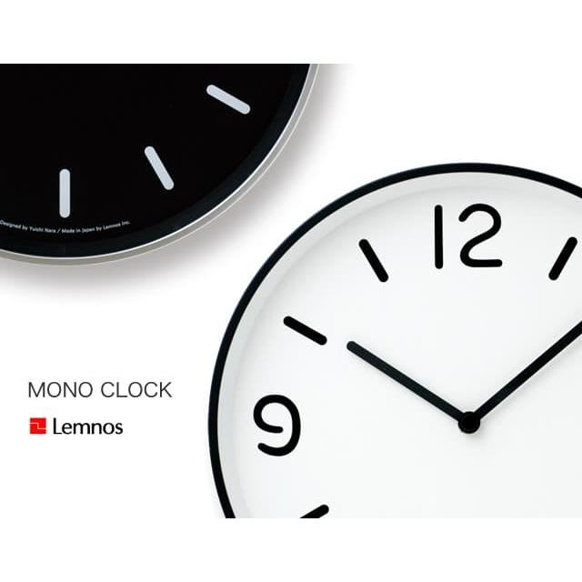 Lemnos（レムノス） 掛け時計 Lemnos MONO CLOCK B ホワイト LC10