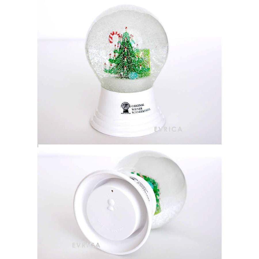 スノードーム Vienna Snowglobe 4.5cm 白と黒のネコ (ヴィエナ スノー