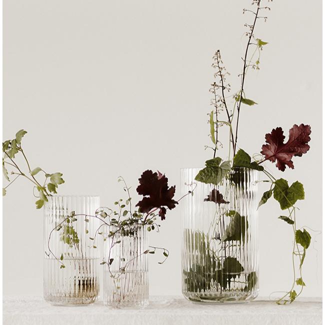北欧花瓶 Lyngby Porcelaen フラワーベース・ホワイト H15cm  (リュンビューポーセリン)の画像
