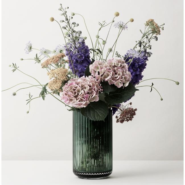 LYNGBY PORCELAEN 花瓶 12㎝ ブラック 北欧花瓶 Lyngby Porcelaen フラワーベース・ブラック H12cm