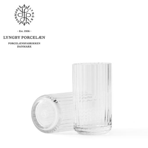 北欧花瓶 Lyngby Porcelaen フラワーベース・クリア H12cm