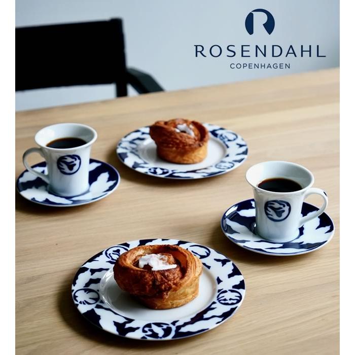 ❤ ローゼンタールアンデルセン カップ&ソーサー大・小 4客+プレート2枚 ROSENDAHL COPENHAGEN アンデルセン カップ＆ソーサー (1客) 限定復刻