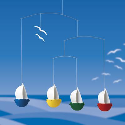 FLENSTED mobiles MOBILES Sail fun( 船のモビール) 30104 FLENSTED mobiles MOBILES Sail fun( 船のモビール) 30104