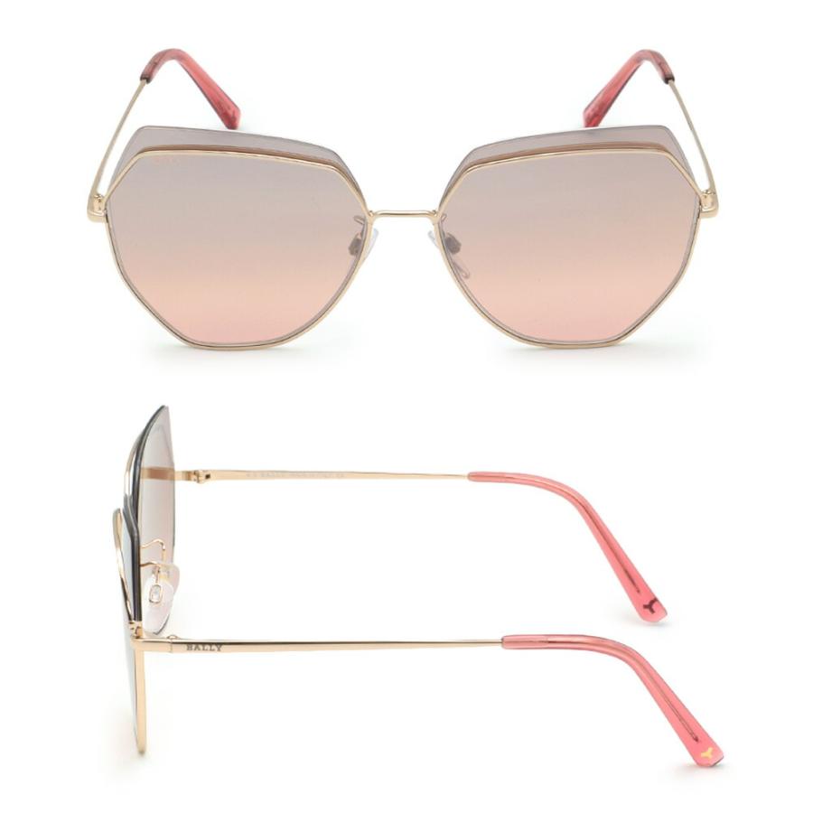 Bally BALLY バリー サングラス BY0076-D/S-28Z ゴールド/ピンク