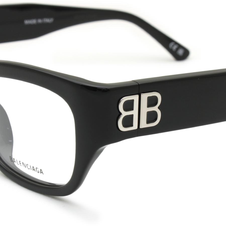 国内正規品 バレンシアガ メガネ 眼鏡 フレーム のみ BB0364OA-001 ブラック アジアンフィット レディース BALENCIAGAの画像