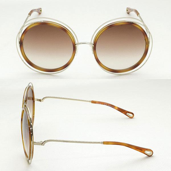 Chloé ラウンド型サングラス Chloe（クロエ） 国内正規品 サングラス CE120SD-736 レディース UV